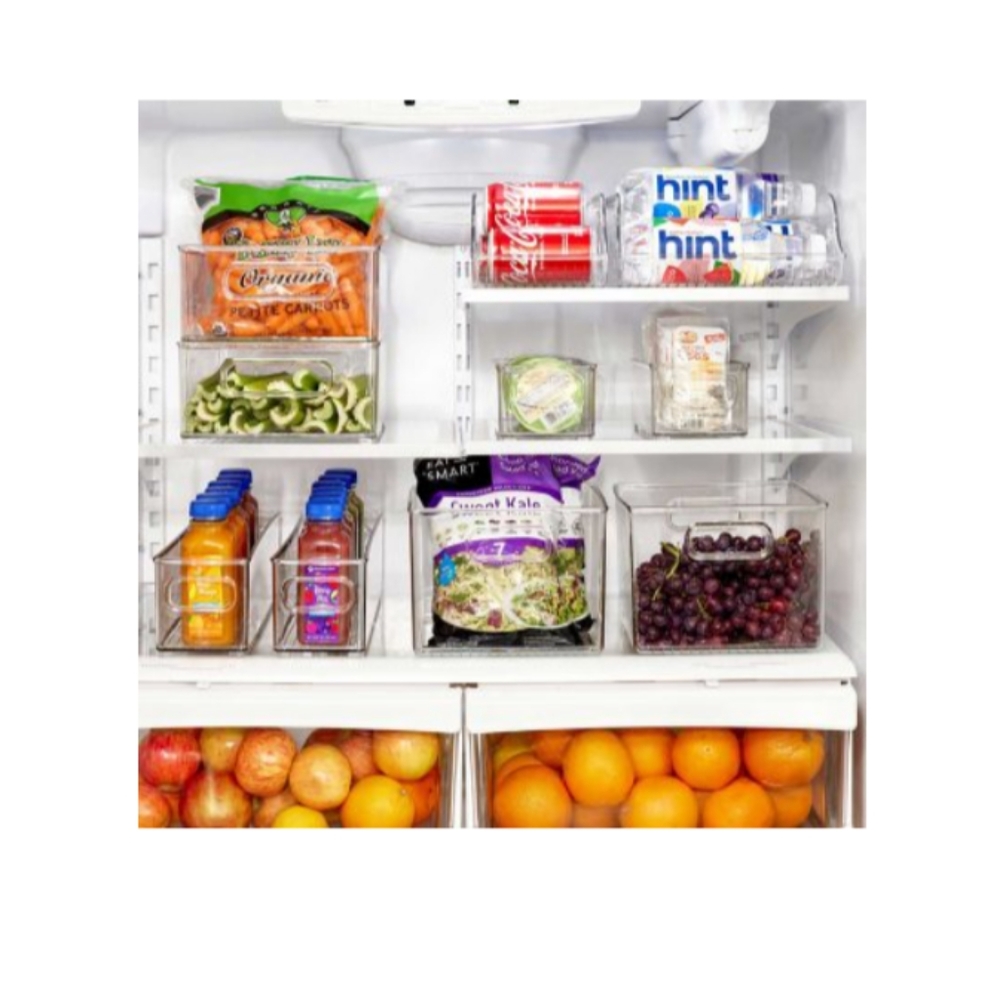 I'Design fridge and freezer storage bin 10 piece set